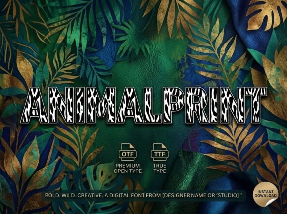 Animalprint: The Bold Typeface That Elevates Campaign Visuals