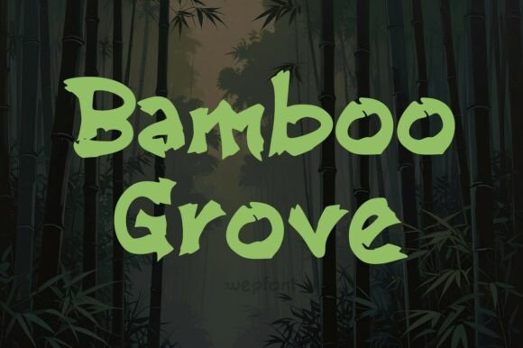 Bamboo Grove: The Organic Display Typeface for Authentic Campaigns
