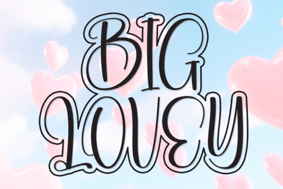 Big Lovey: The Handwritten Display Font for Engaging Web Design