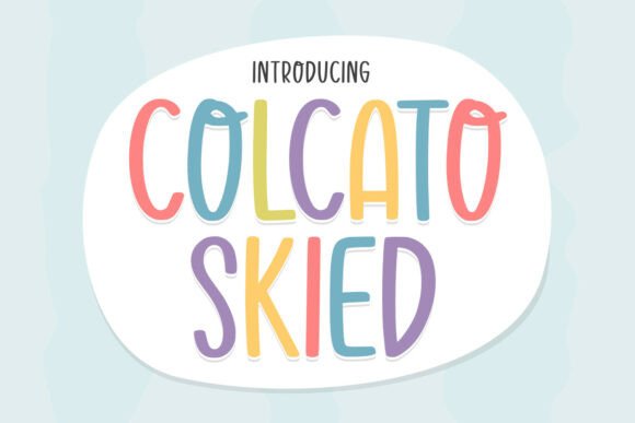 Bringing Joy to Brand Identity with Colcato Skied Typeface