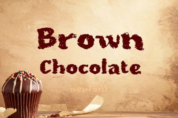 Brown Chocolate: A Premium Display Font for Warm Brand Identities