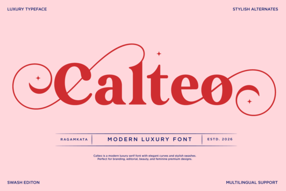 Calteo: A Premium Serif Typeface for Modern Editorial Design
