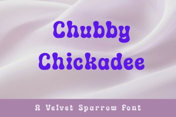 Chubby Chickadee: A Playful Display Font for Web Design