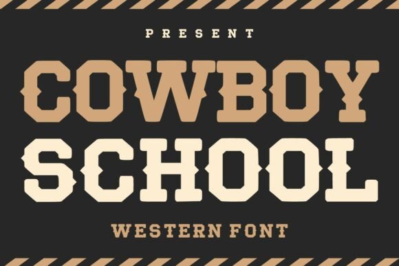 Cowboy School: The Bold Typeface for Authentic Small Business Branding