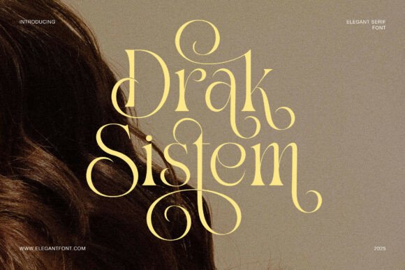 Drak Sistem: A Premium Serif Font for Campaign Design