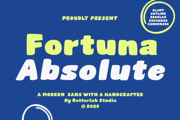 Fortuna Absolute: The Display Typeface for Bold Campaigns