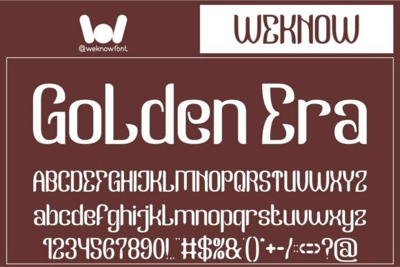 Golden Era: The Premium Display Typeface for Polished Branding