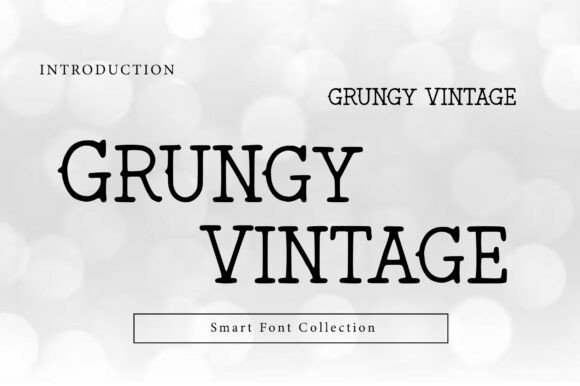 Grungy Vintage Typeface: Elevate Your Brand Identity