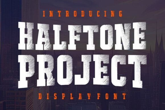 Halftone Project: A Vintage Slab Serif for Bold Web Design