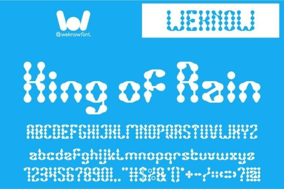 King of Rain: The Display Typeface That Elevates Modern Web Design