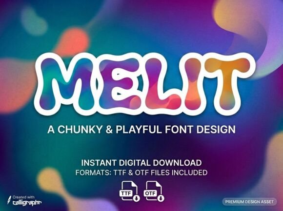 Melit: The Decorative Typeface That Transforms Handmade Shop Branding