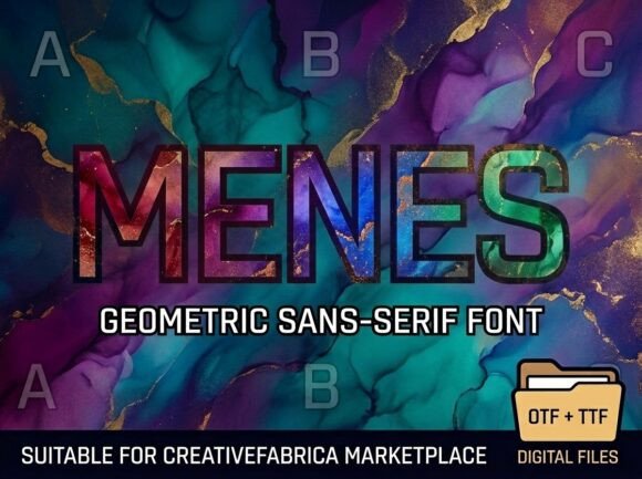 Menes: The Decorative Typeface That Elevates Small Business Branding
