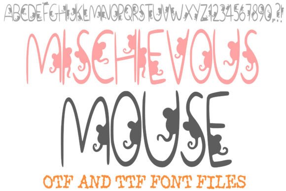 Mischievous Mouse: The Perfect Decorative Typeface for Handmade Brands