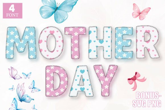 Mother Day Flower Heart: The Premium Font for Seasonal Campaigns