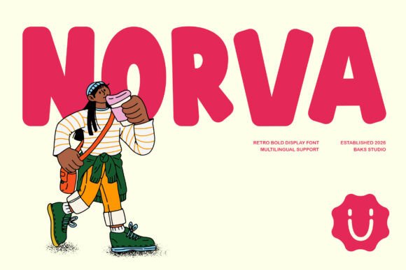 Norva: A Retro Bold Sans Serif for Modern Editorial Design