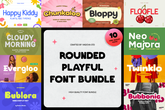 Rounded Playful: The Friendly Typeface for Small Business Branding