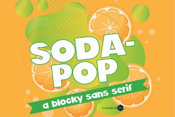 Soda Pop Family: The Bold Retro Typeface for Modern Web Design