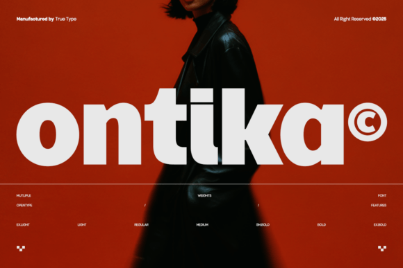 TRT Ontika: The Modern Sans Serif Typeface for Polished Branding