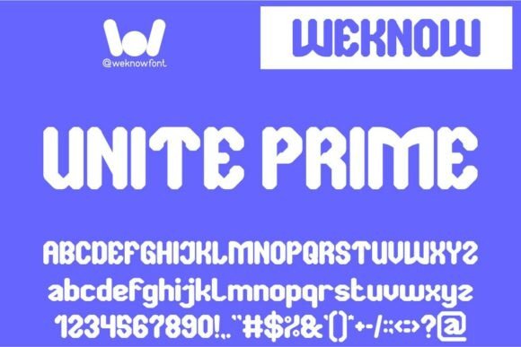 Unite Prime: A Futuristic Typeface for Bold Brand Identity